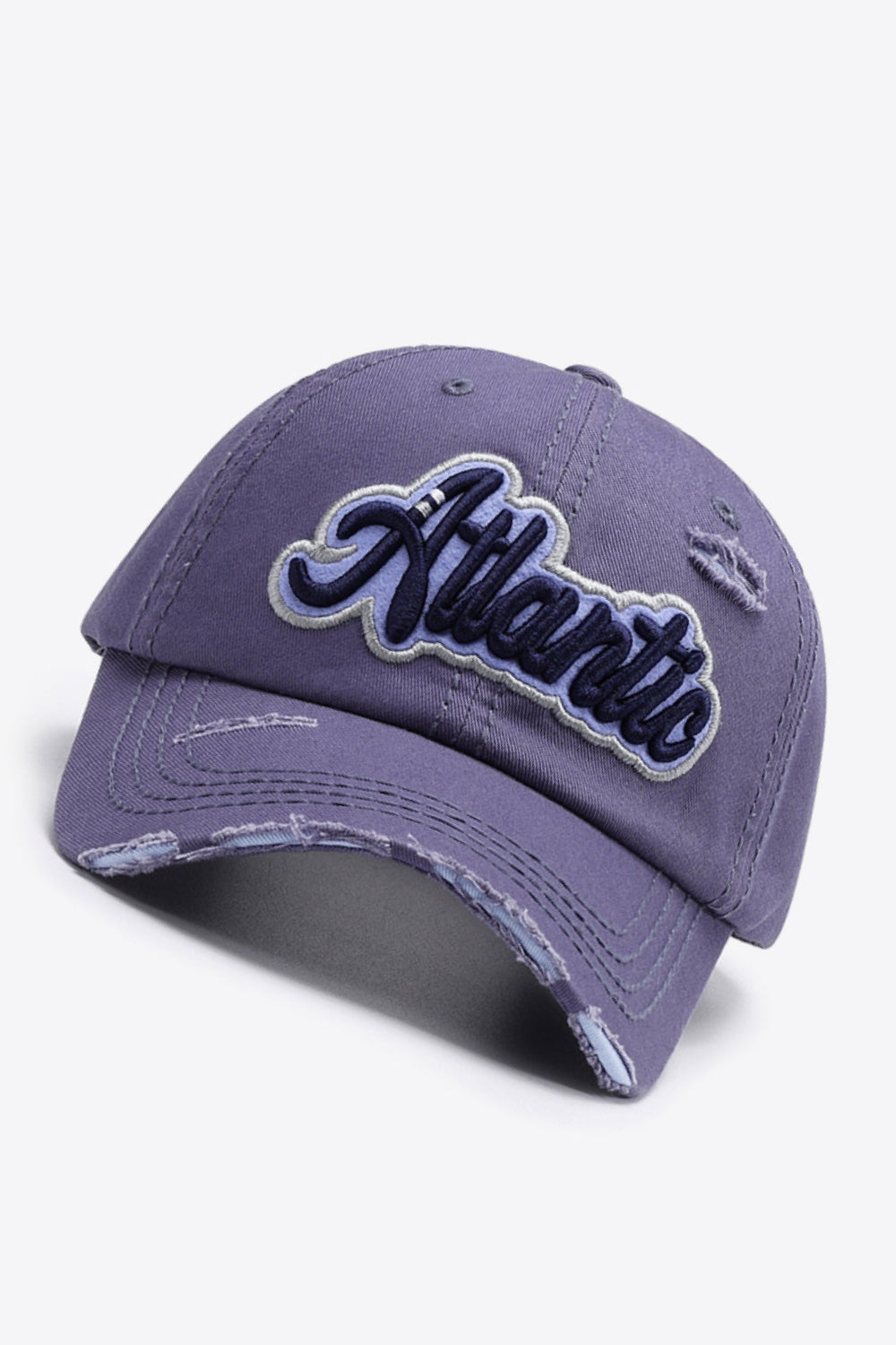 ATLANTIC Graphic Distressed Baseball Cap - T - 7 COLORS -