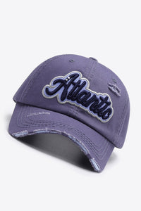 Thumbnail for ATLANTIC Graphic Distressed Baseball Cap - T - 7 COLORS -