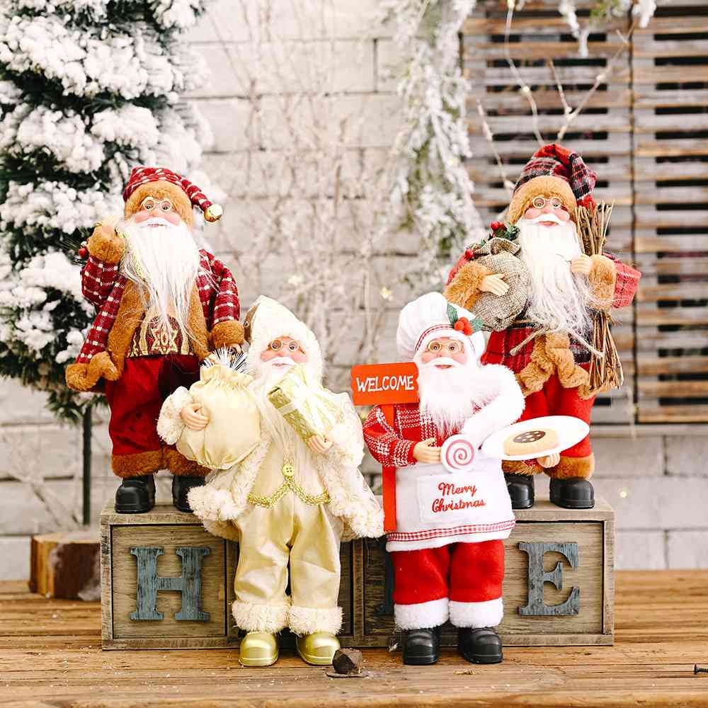 Santa Claus Figurines - [5-10 DAY DELIVERY] - T - 4 COLORS -