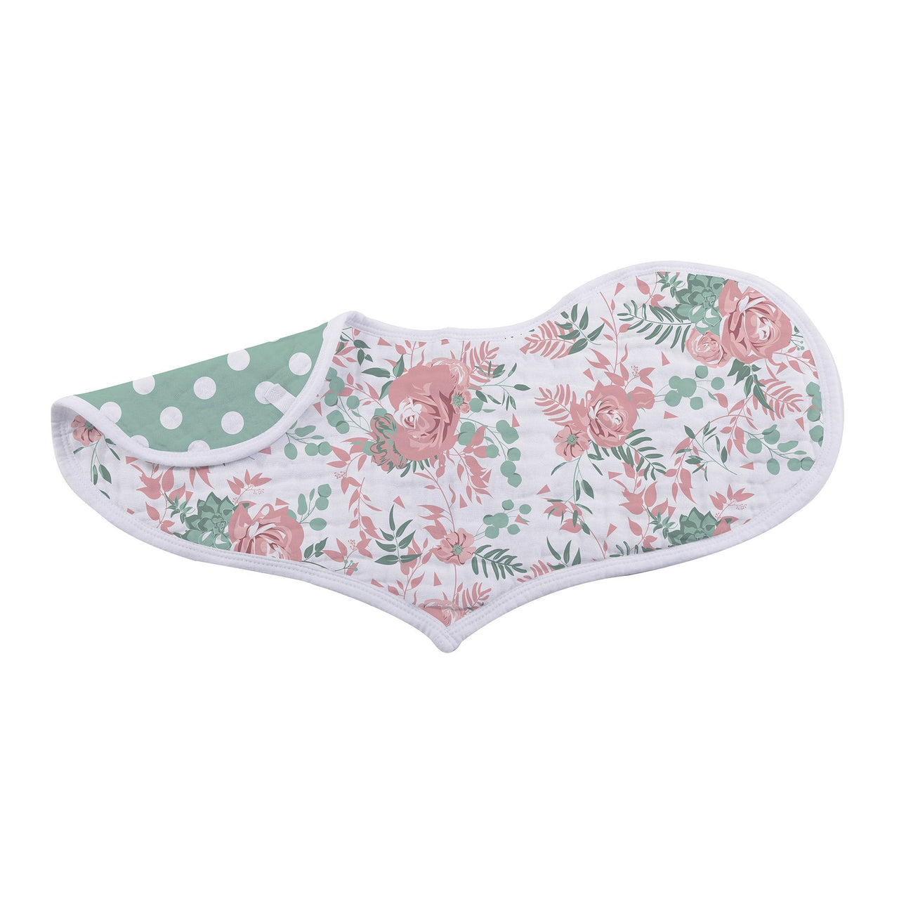 Newcastle - Horses & Roses Cotton Heart Bib 2PK -