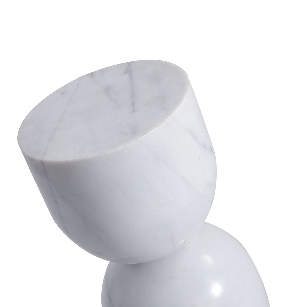 GFURN - Océane Side Table - White Marble -