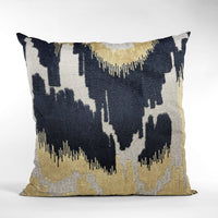 Thumbnail for Plutus Velvet Glamour Black, Gold, Cream Handmade Luxury Pillow - 10 SIZES -