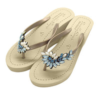 Thumbnail for SAND BY SAYA N.Y. - Manhattan Pearl- Women's High Wedge - 3 COLORS -