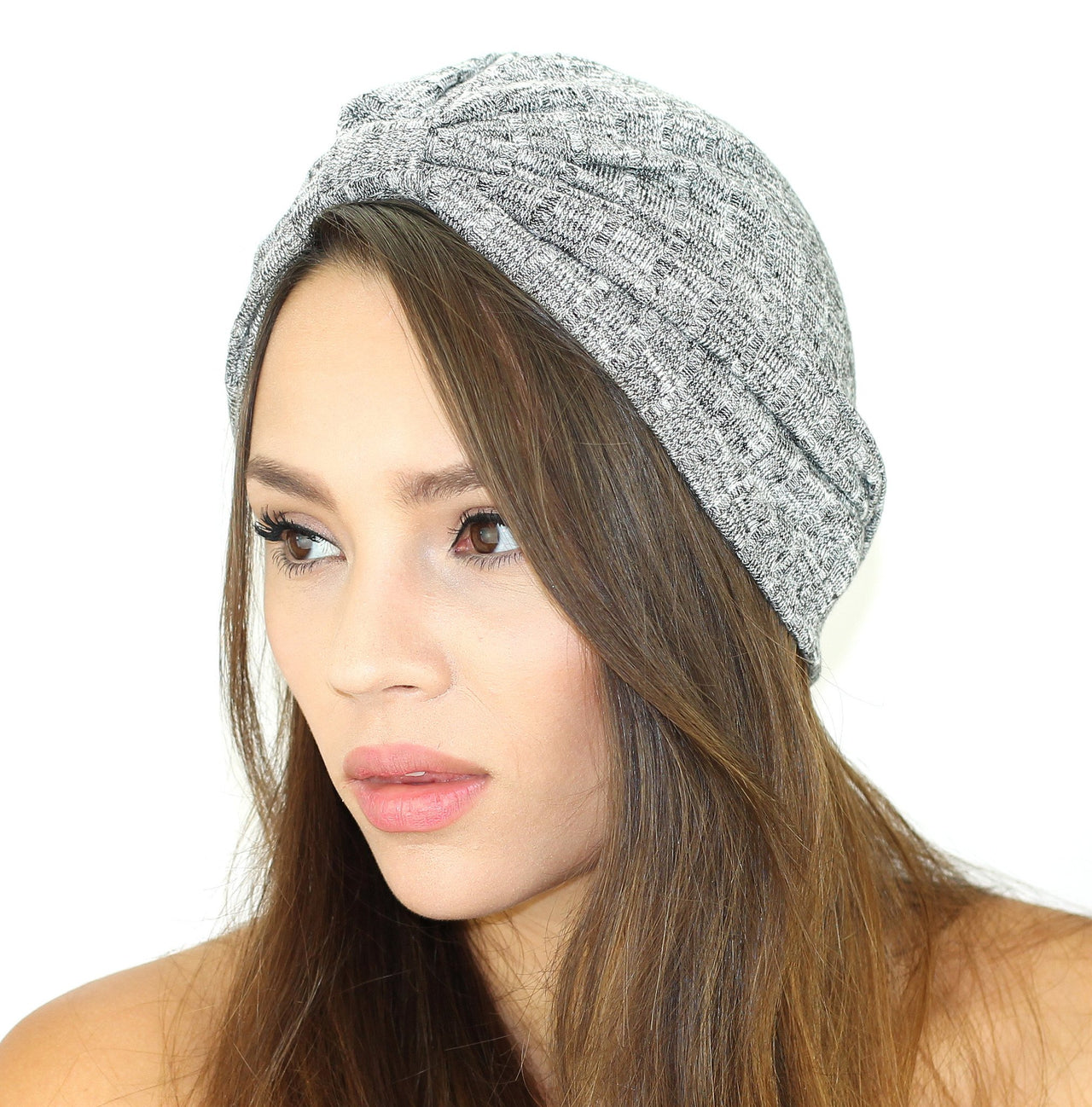 KRISTIN PERRY - Rib Knit Sweater Turban - 1 COLOR -