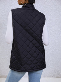 Thumbnail for Zip-Up Vest with Pockets - T - 1 COLOR -