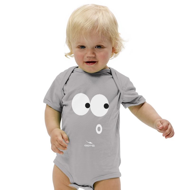 OOTO - EYE SEE - OH OH! - Infant Unisex Premium Soft Cotton Bodysuit - 6 / 24 MOS - 4 COLORS -