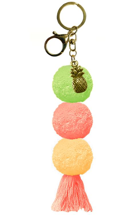 Portofino Pom Pom Charm Orange -