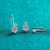 Thumbnail for 2 Carat Moissanite 925 Sterling Silver Earrings