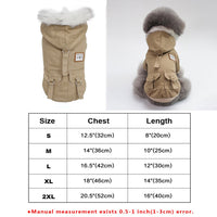 Thumbnail for Dog Leather & Other styles Jacket / Coats - Warm Winter Pet Clothing Outfit - [23 DAY DELIVERY] - 6 SIZES / 7 STYLES / COLORS -