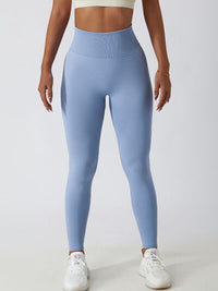 Thumbnail for Wide Waistband High Waist Active Leggings - T - 9 COLORS -