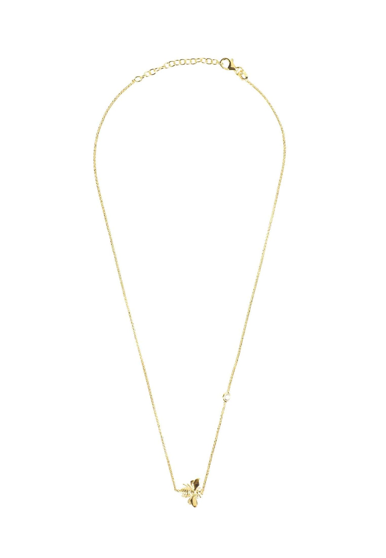 LATELITA - Queen Bee Necklace Gold -