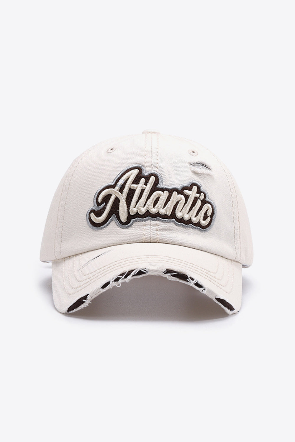 ATLANTIC Graphic Distressed Baseball Cap - T - 7 COLORS -