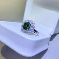 Thumbnail for 2 Carat Moissanite 925 Sterling Silver Ring