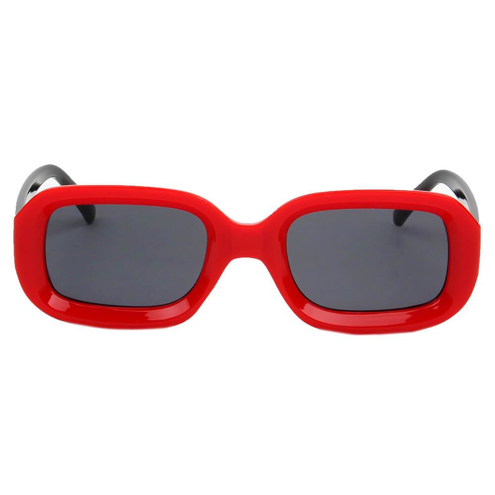 Erii | S1050 - Women Retro Vintage Square Sunglasses - 4 COLORS -