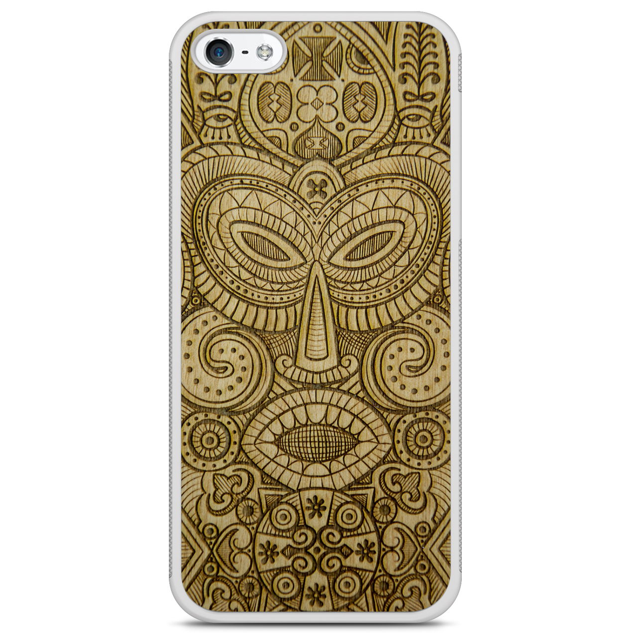 MMORE - Tribal Mask - Wooden phone case - FITS 56 PHONES - FIND YOURS! -