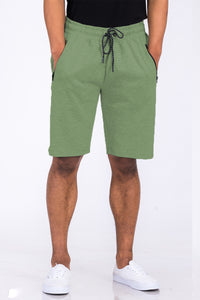 Thumbnail for Heathered Cotton Shorts - 1 COLOR -