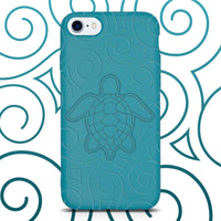 Thumbnail for MMORE - Ocean Turtle -  Biodegradable Phone Case - Ocean Blue and Black - FITS 20 PHONES - FIND YOURS! -