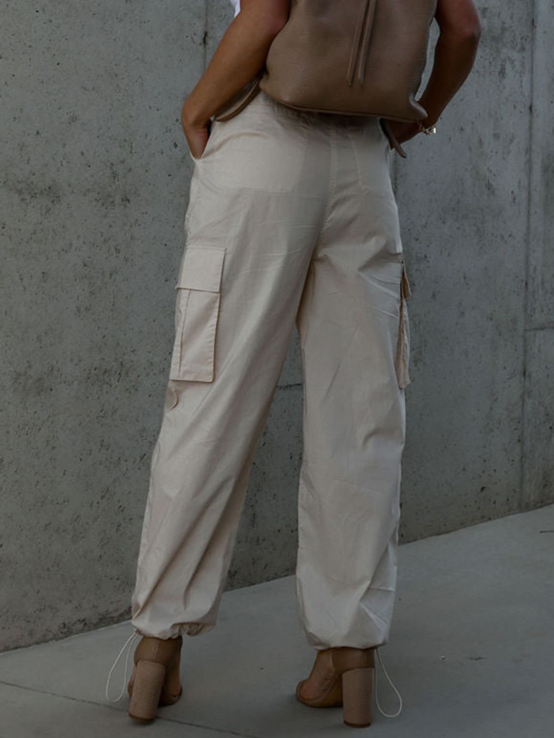 Drawstring Pants with Pockets - T - 2 COLORS -