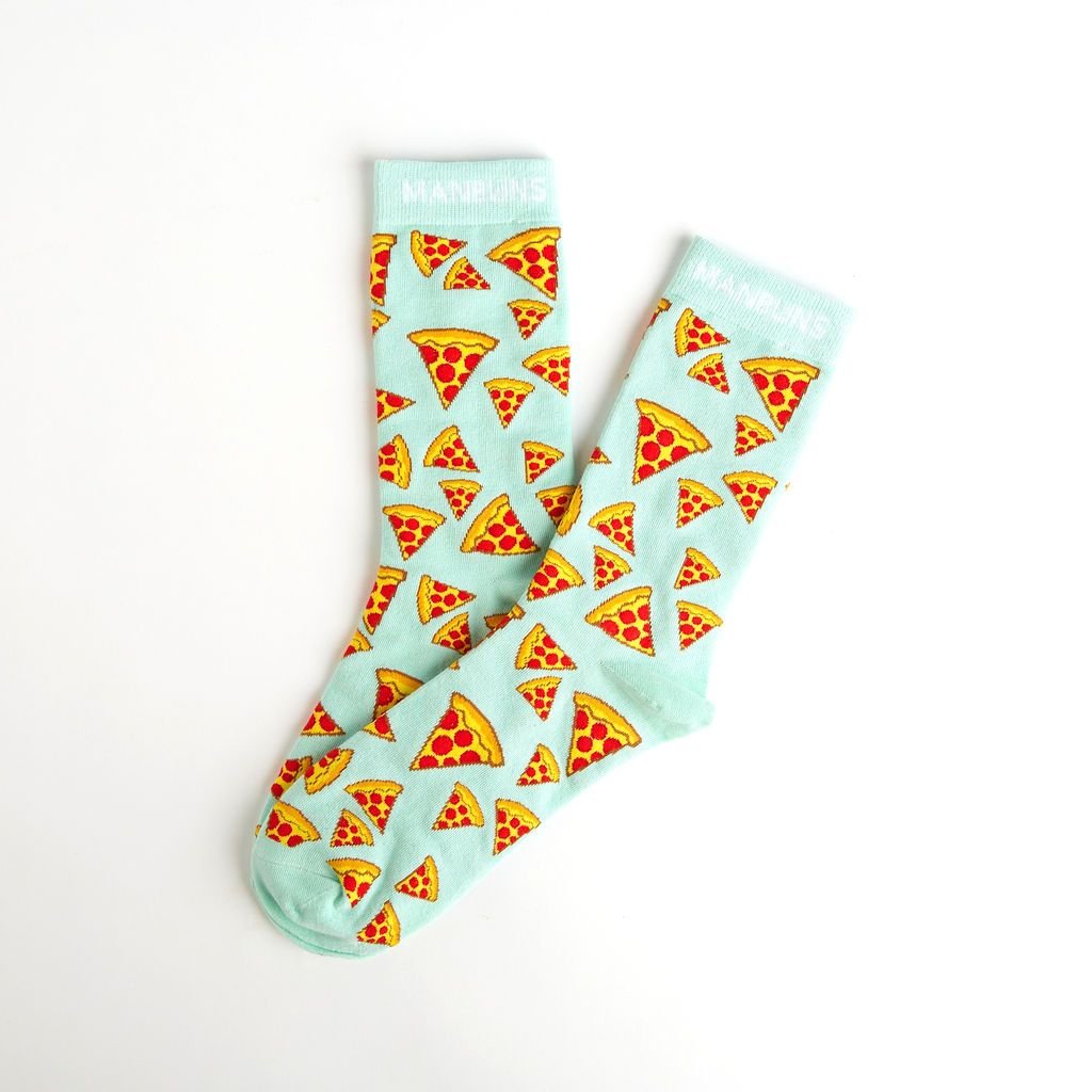 Men's Pizza Boxer Brief Underwear and Sock Set -