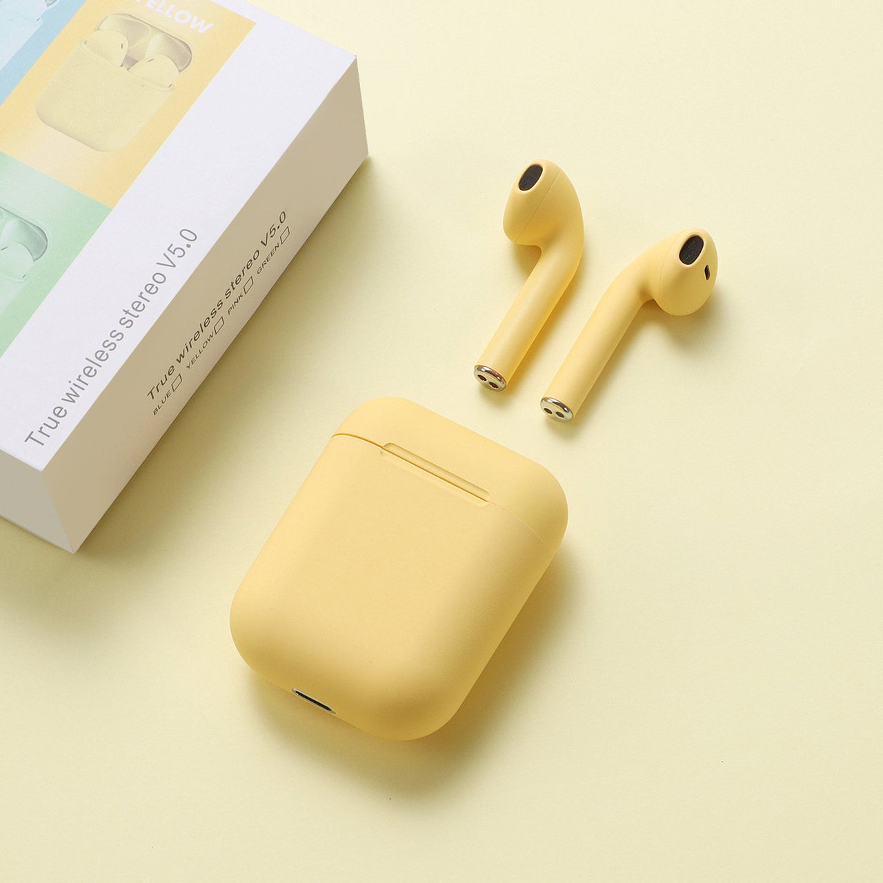 Macaron Earbuds - Yellow -