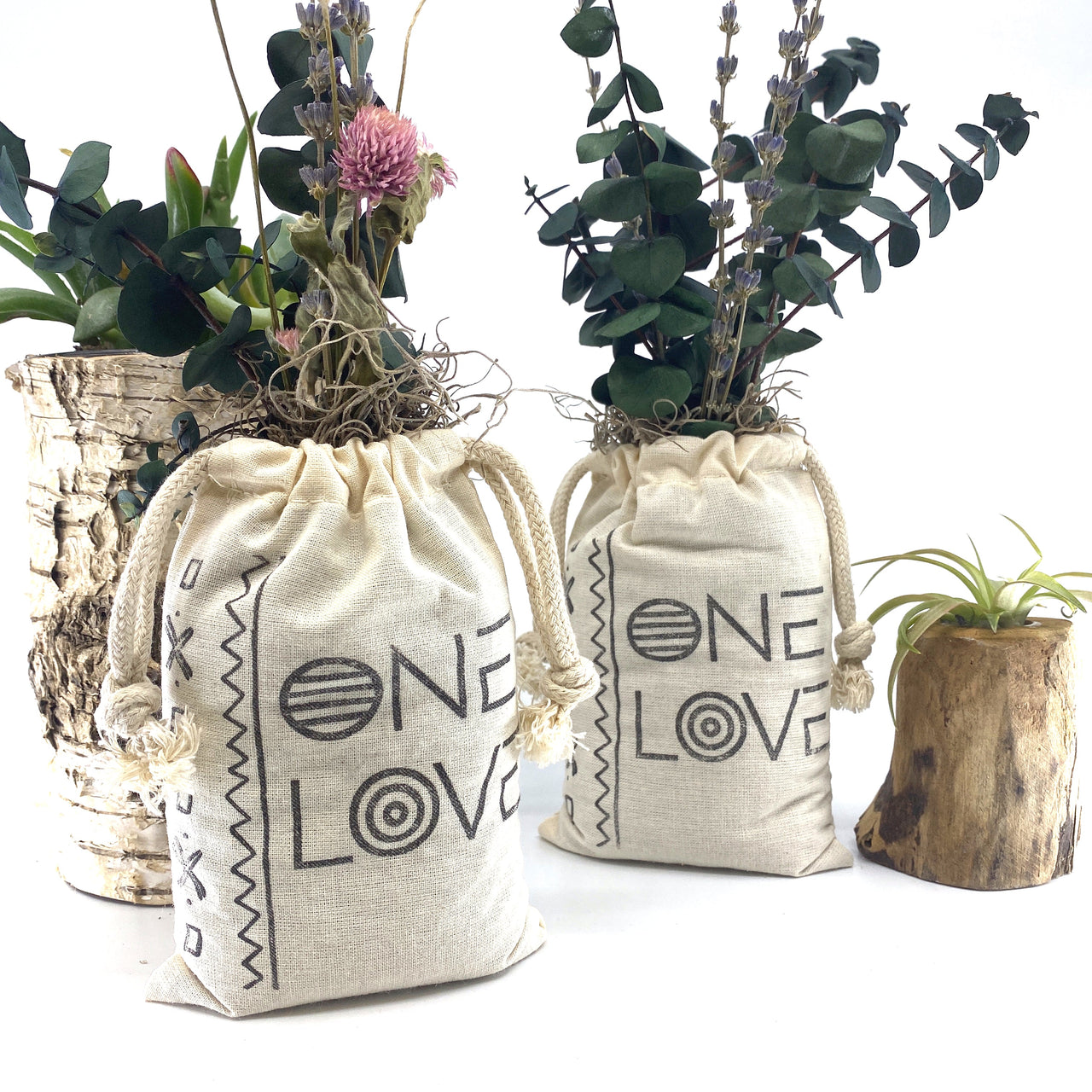 Sunsum - Sack of Flowers, One Love, Organic, Dried Flower Bouquet - 5 TYPES -