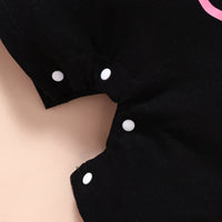 Thumbnail for Baby Bear Graphic Short Sleeve Romper - T - 5 SIZES - 1 COLOR -