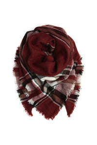 Thumbnail for Riah Fashion - Blanket Fringed Scarf - 1 COLOR -