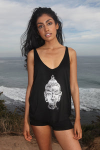 Thumbnail for Luminous Being - Buddha Yoga Teja Racer Back Tank - 2 COLORS -