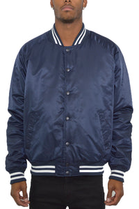 Thumbnail for Classic Varsity Windbreaker Bomber Jacket - 1 COLOR -