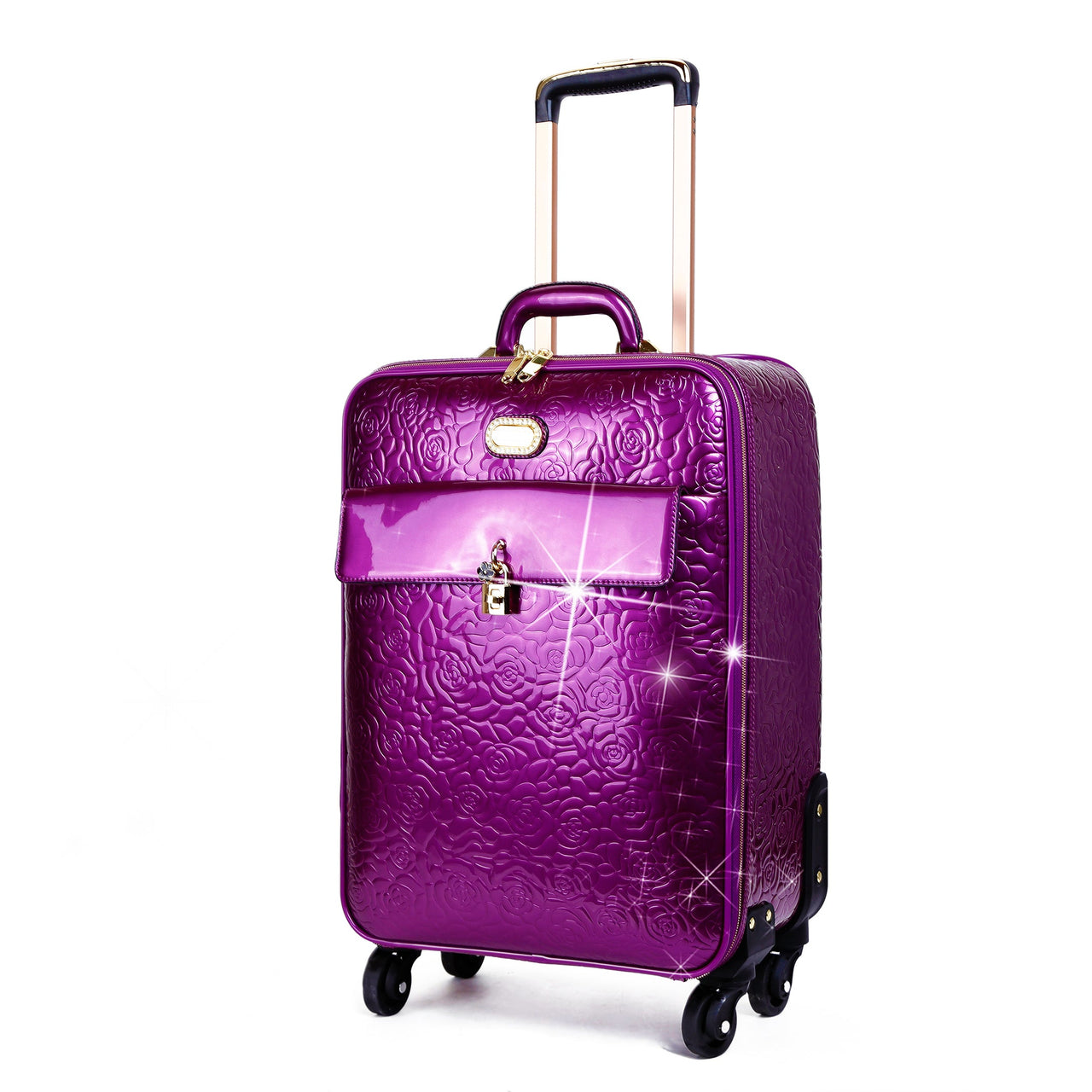 BRANGIO ITALY - Rosy Lox Luggage Rolling Suitcase Spinner Luggage - 6 COLORS -