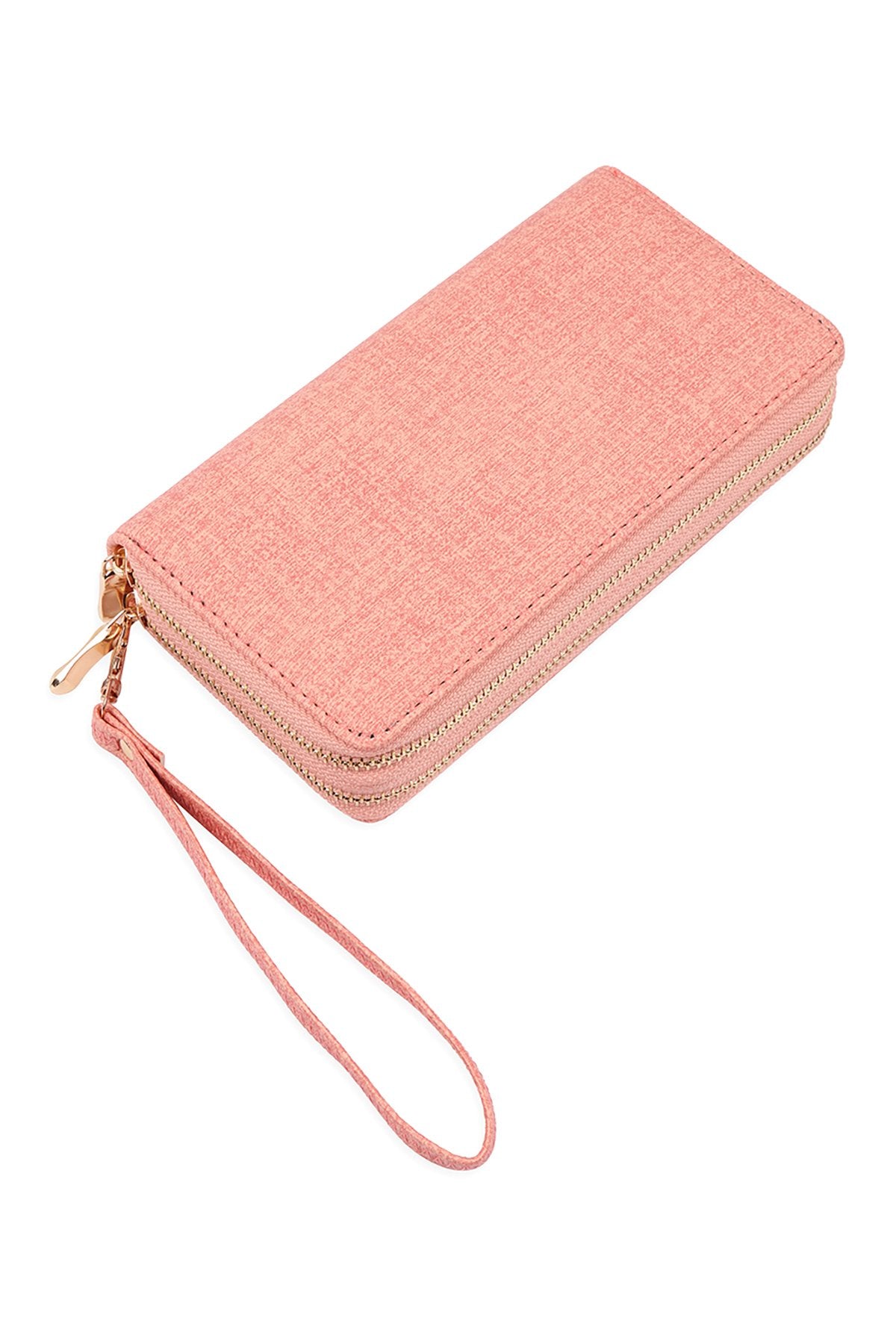 Double Zipper Fashion Wallet - 9 COLORS -