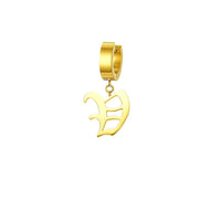 Thumbnail for Mister - Old English Initial Earring - ALL 26 LETTERS - 2 FINISHES - FIND YOURS! -