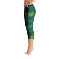 Thumbnail for FYC - Women's All Day Comfort Turtle Capri Leggings - 1 COLOR -