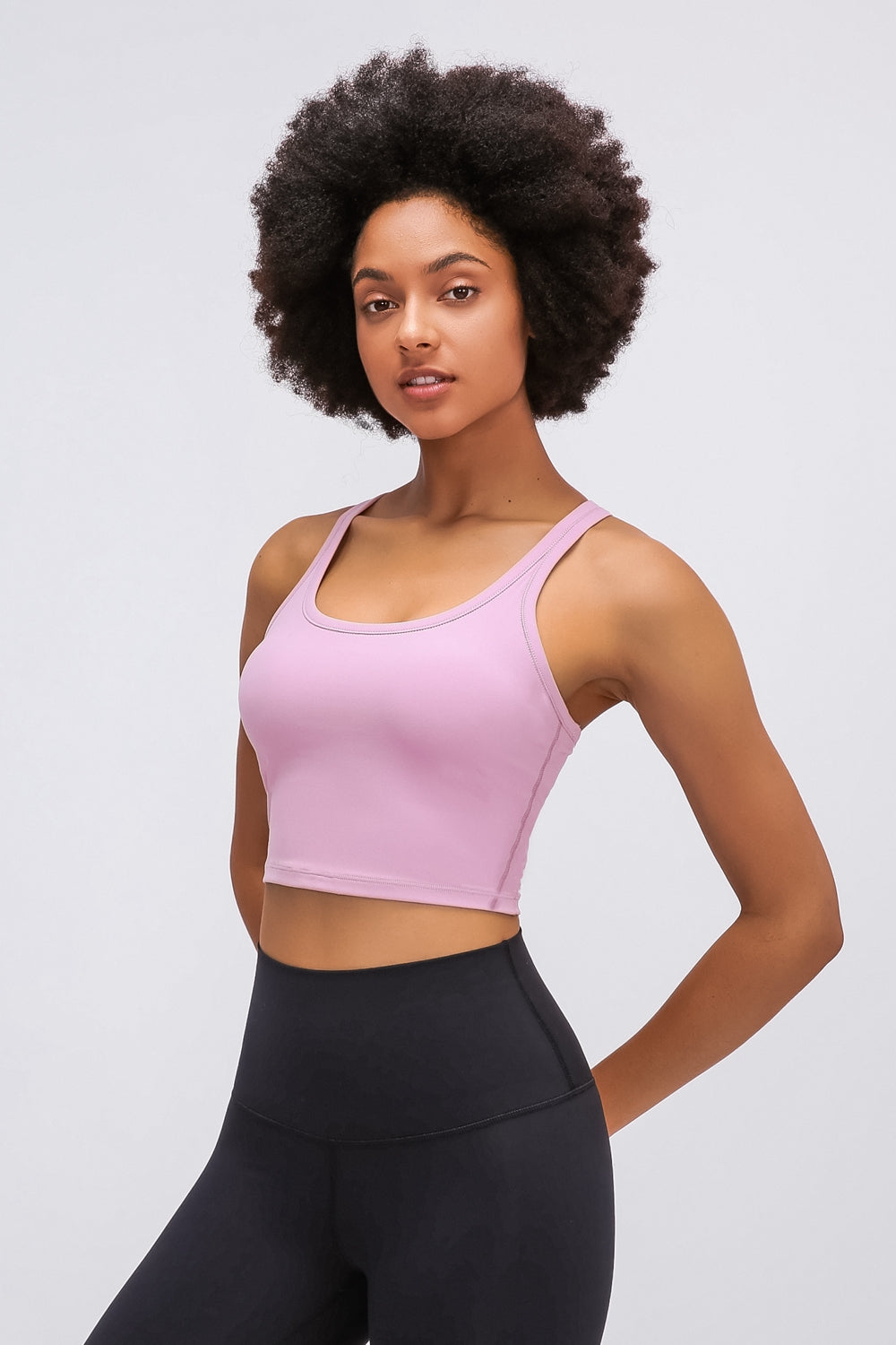 Racerback Sports Bra - T - 6 COLORS -