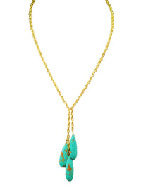 Thumbnail for Gena Myint - Triple Turquoise Necklace -