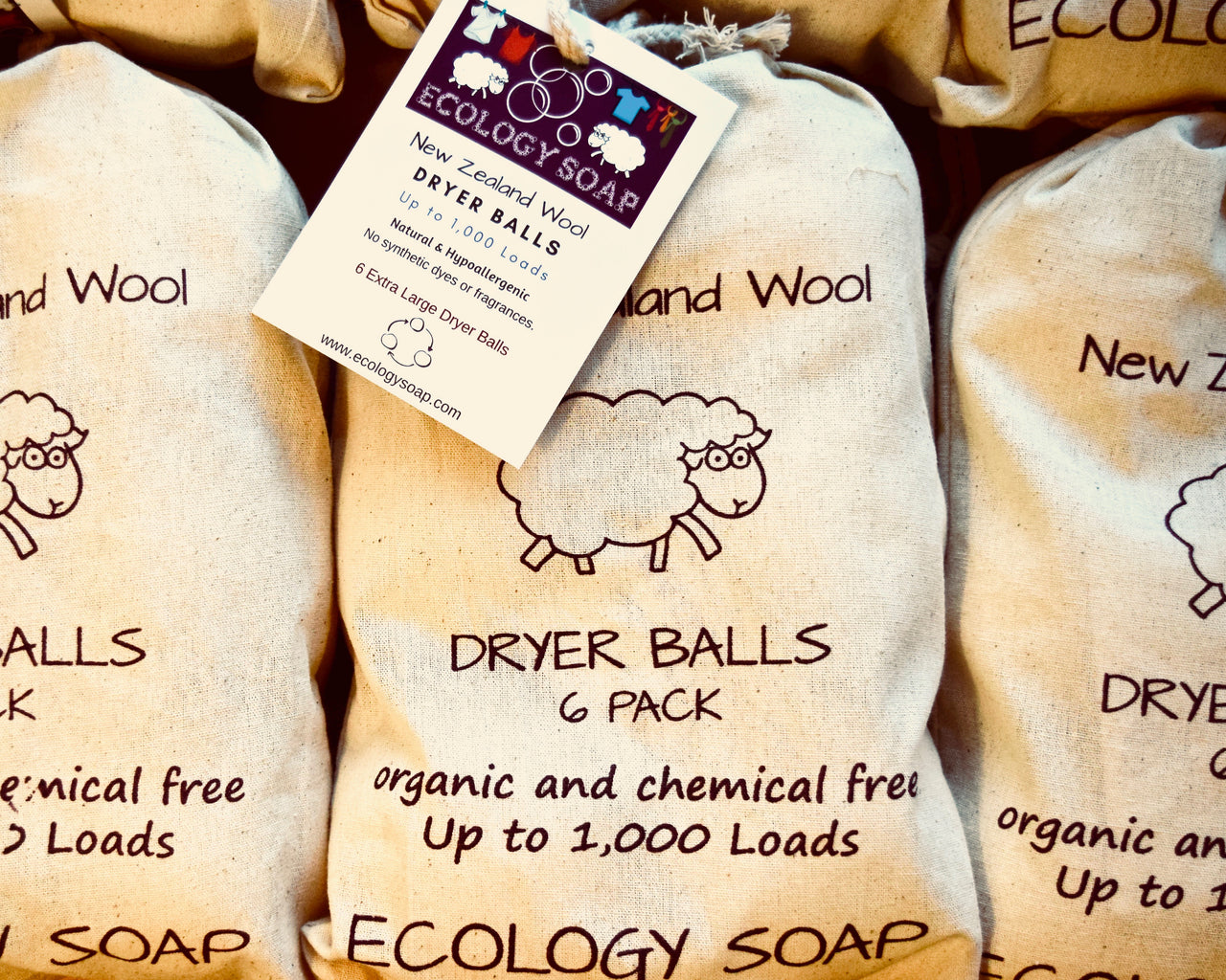 Premium 100% Organic New Zealand Wool Dryer Balls Chemical free! -