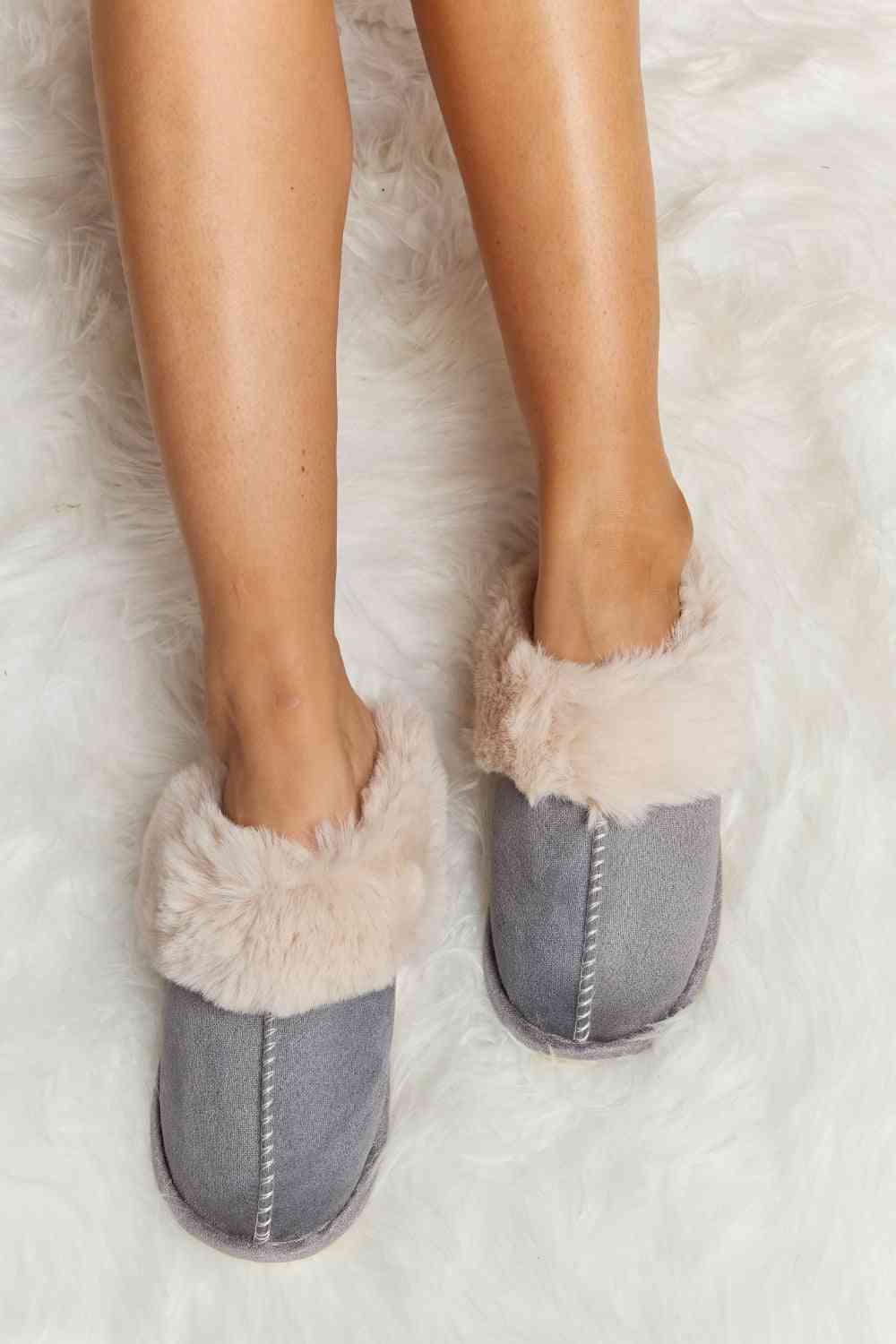 Melody Fluffy Indoor Slippers - T - 5 COLORS -