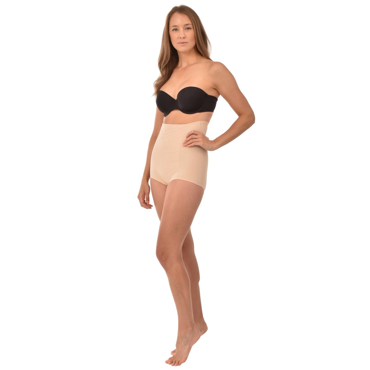 High Waist Full Brief Shaper - Nude -