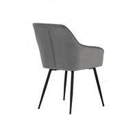 Thumbnail for GFURN - Hakon Dining Chair - Grey Velvet -