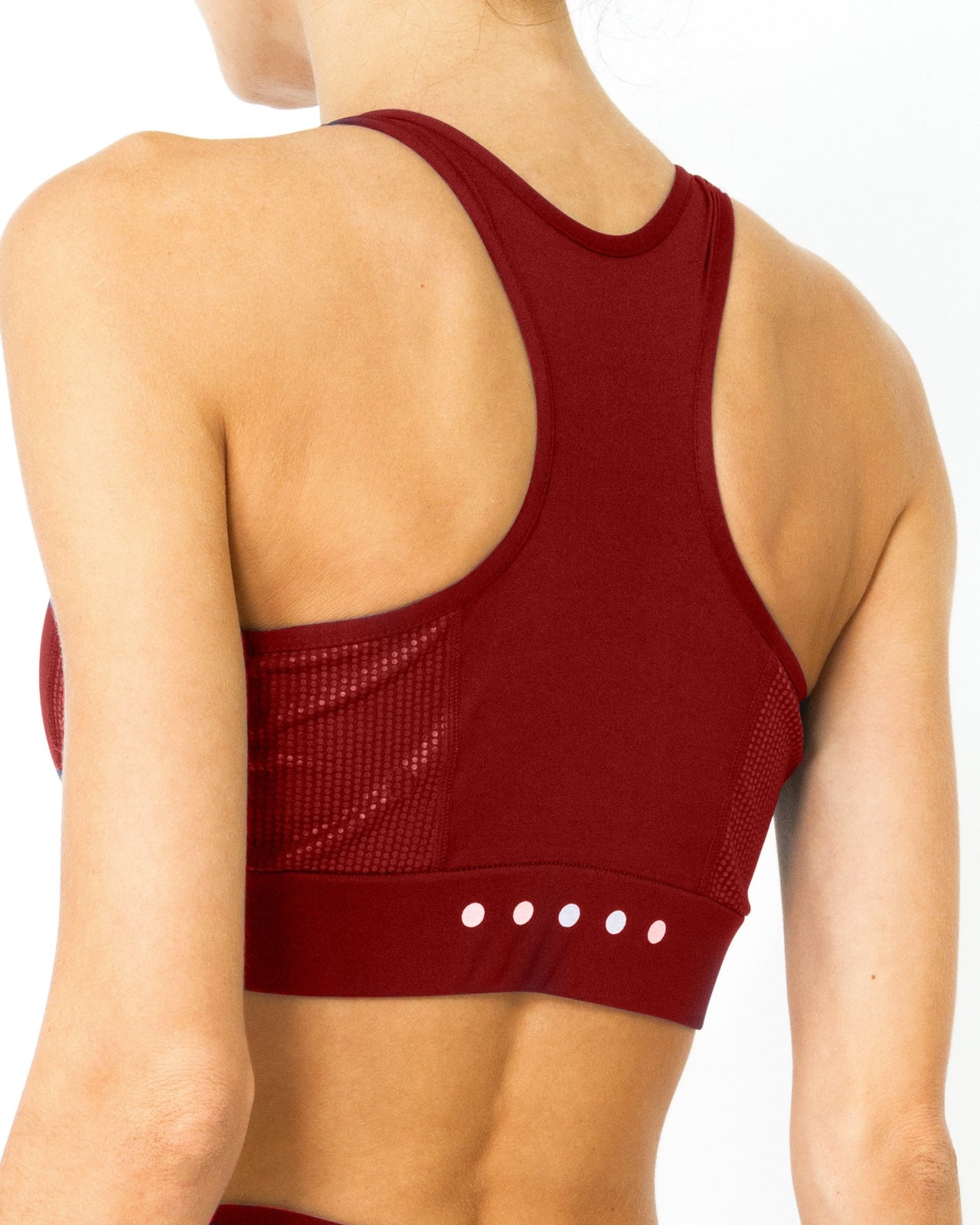 Savoy - Ashton Sports Bra - Maroon - 1 COLOR -