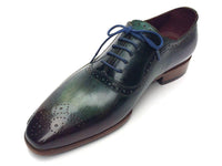 Thumbnail for Paul Parkman - Green & Purple Handmade Oxfords -