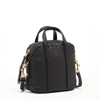 Thumbnail for Evelyn Black Leather Crossbody Bag -