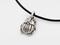 Thumbnail for Snake Bones - Scarab Beetle Pendant in Sterling Silver -