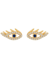 Thumbnail for LATELITA - Eye of Horus Stud Earrings Gold -