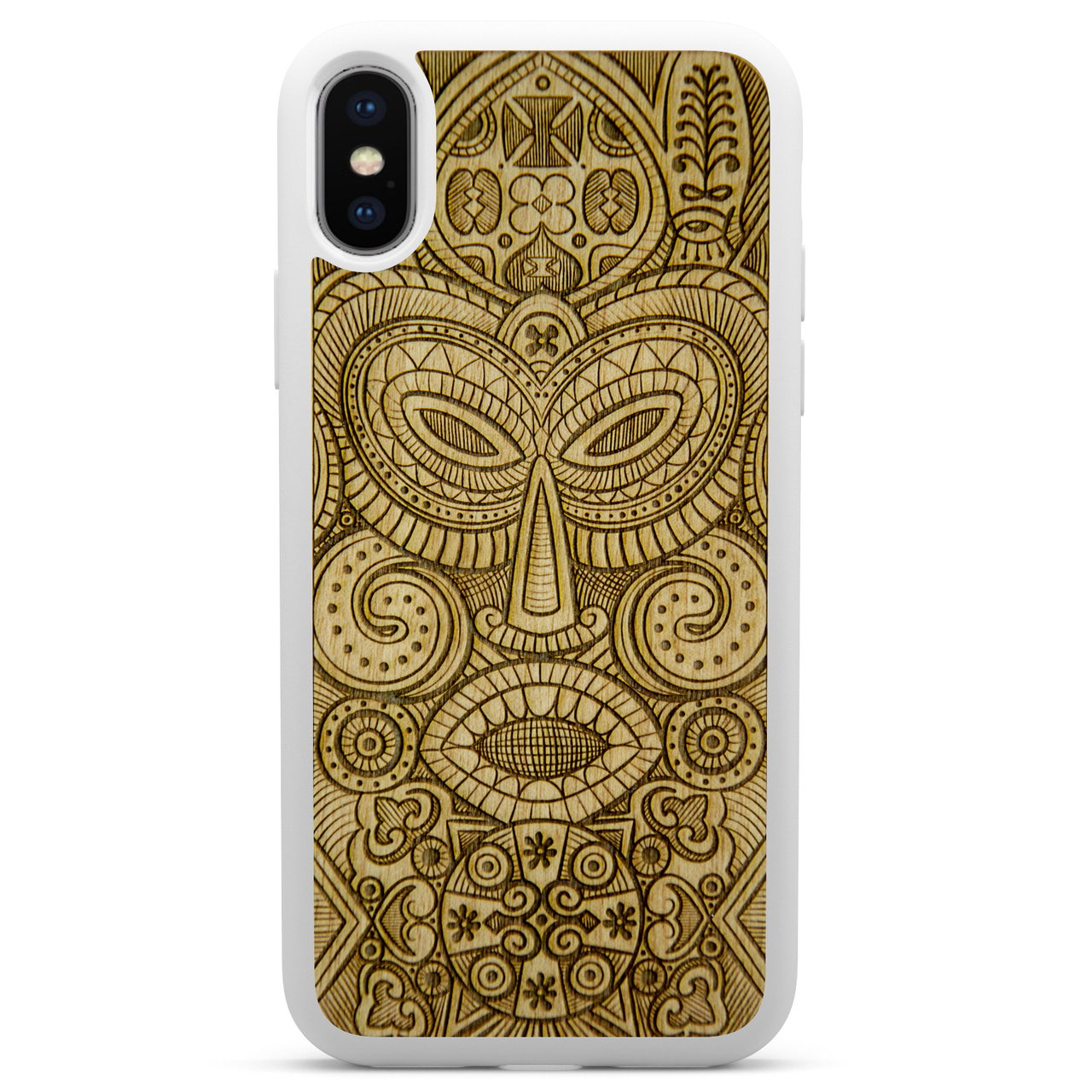 MMORE - Tribal Mask - Wooden phone case - FITS 56 PHONES - FIND YOURS! -