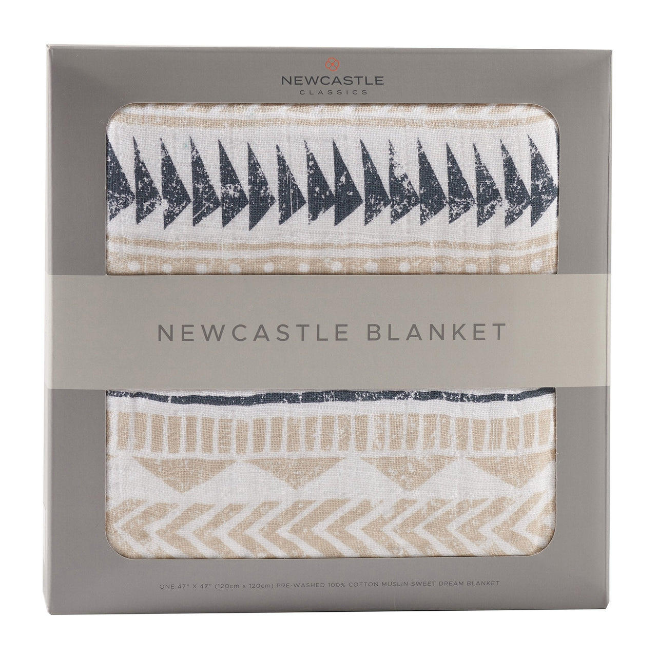 Pyramid Cotton Muslin Newcastle Blanket -