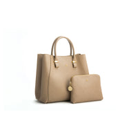 Thumbnail for GUNAS NEW YORK - Jane - Light Brown Vegan Leather Satchel with dust bag - 1 COLOR -