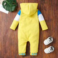 Thumbnail for Tricolor Zip-Up Hooded Jumpsuit - T - 4 SIZES - 1 COLOR -