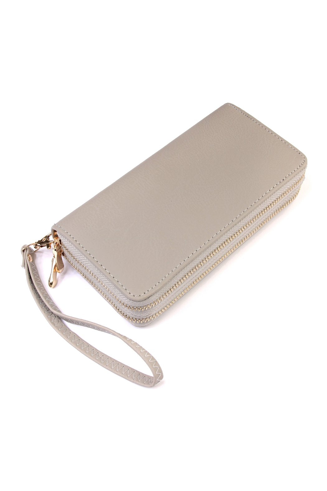 Double Zip Around Wallet - 13 COLORS -