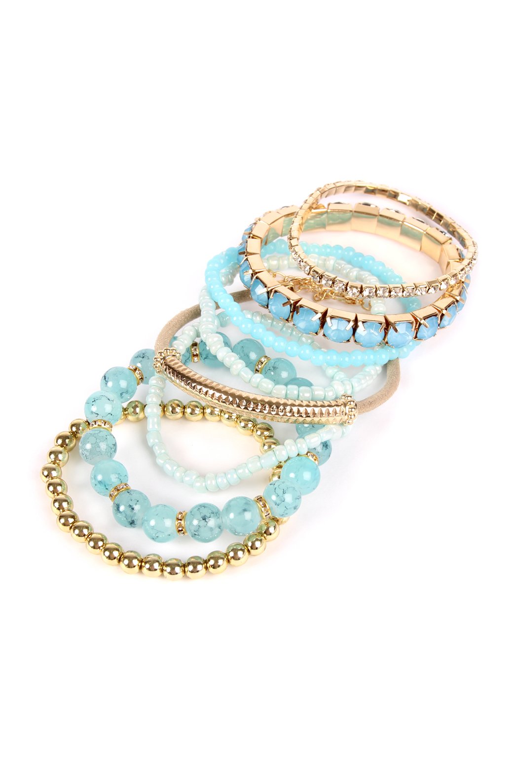 Multicolor Beaded Stretch Bracelet  - 26 COLORS